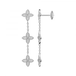 Boucles d'oreilles pendantes Diamant