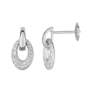 Boucles d'oreilles pendantes Diamant