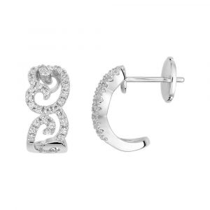 Boucles d'oreillesPendentif Diamant