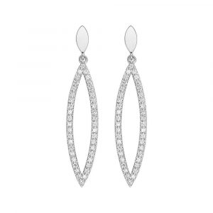 Boucles d'oreilles pendantes Diamant