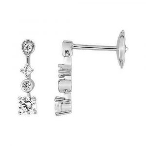 Boucles d'oreilles pendantes Diamant