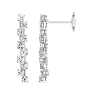 Boucles d'oreilles pendantes Diamant