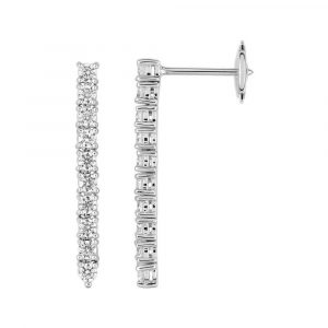 Boucles d'oreilles pendantes Diamant