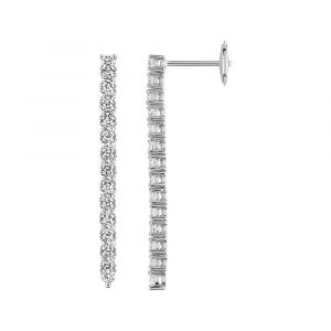 Boucles d'oreilles pendantes Diamant