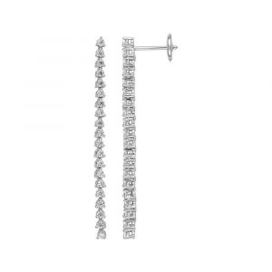 Boucles d'oreilles pendantes Diamant