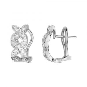 Boucles d'oreilles créoles Diamant