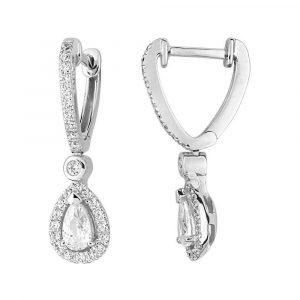 Boucles d'oreilles pendantes Diamant