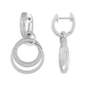 Boucles d'oreilles créoles Diamant