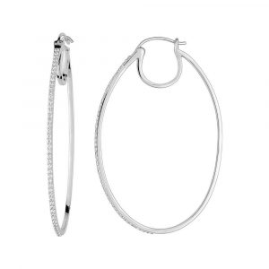 Boucles d'oreilles créoles Diamant