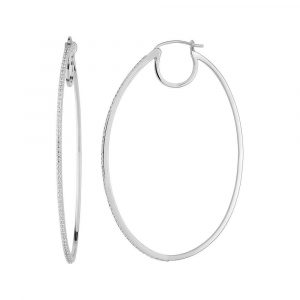 Boucles d'oreilles créoles Diamant