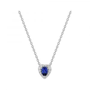 Collier Saphir Diamant Or
