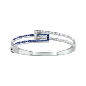 Bracelet Saphir Diamant Or