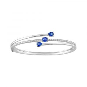 Bracelet Saphir Diamant Or