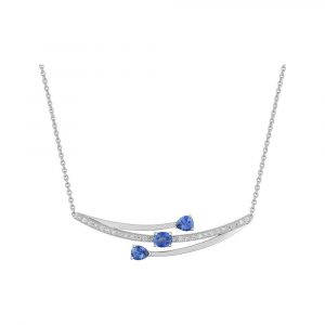 Collier Saphir Or