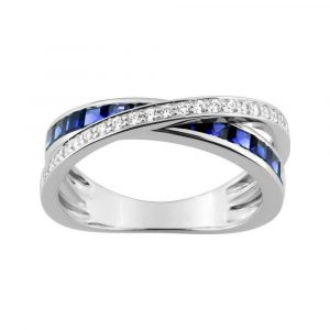 Bague Saphir Diamant