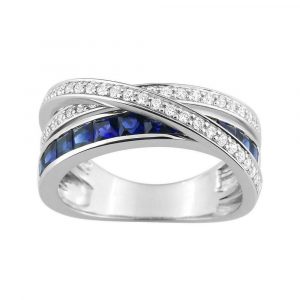 Bague Diamant Saphir
