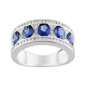 Bague Saphir Diamant