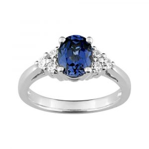 Bague Saphir Diamant
