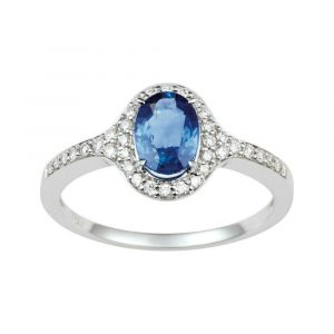 Bague Saphir.ceyl Diamant