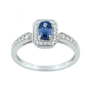 Bague Saphir Diamant