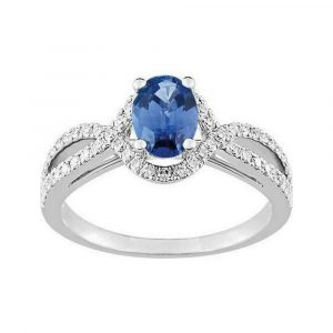 Bague Saphir Diamant