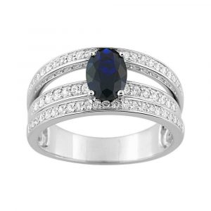 Bague Saphir Diamant