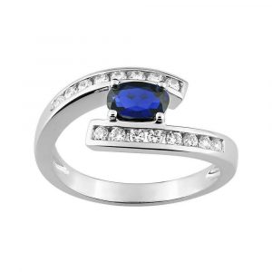 Bague Saphir Diamant