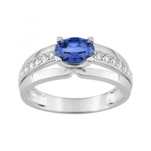Bague Saphir.ceyl Diamant