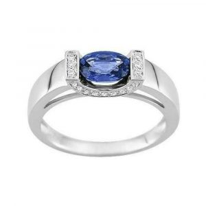 Bague Saphir Diamant