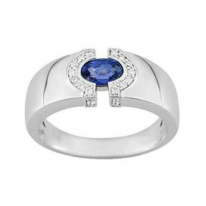 Bague Saphir Diamant