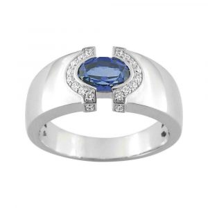 Bague Saphir Diamant
