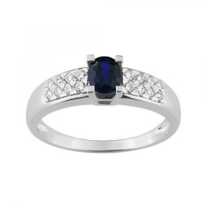Bague Saphir Diamant