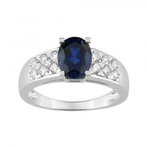 Bague Diamant Saphir