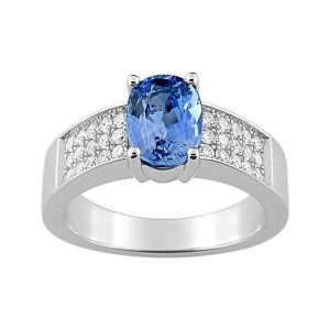 Bague Saphir Diamant