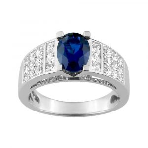 Bague Saphir Diamant