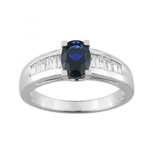 Bague Saphir Diamant