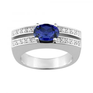 Bague Saphir Diamant
