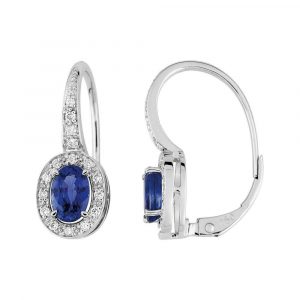 Boucles d'oreilles dorm Saphir.kh  Diamant