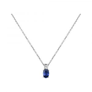 Collier Saphir.ceyl  Diamant