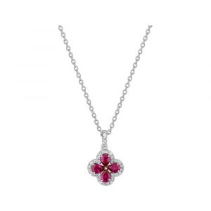 Collier Rubis Diamant