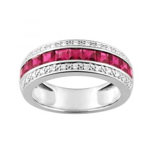 Bague Rubis Diamant6,00